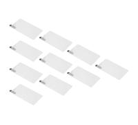 GALPADA 10pcs Reusable Electrostatic Stickers for Dash Cam with Static Cling Pet Material, Dashboard and Windshield Protection Film for Car Security Camera