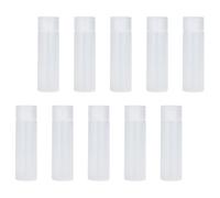 GALPADA 10pcs Reusable Squeeze Bottles 12ml 18ml 30ml 50ml Plastic Pump Dispenser Bottles with Flip Caps for Travel and Business Trip, Easy to Fill and No Waste