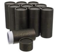 GALPADA 10pcs round Paper Tubes Packaging Boxes for Essential Oil Bottles and Tea Canisters with Lids 50ml Capacity Paper Cylinder Boxes for Retail Stores and Homes
