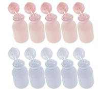 GALPADA 10pcs Shower Gel Refillable Bottles Leak Travel Toiletry Containers Plastic Squeeze Bottles Flip Top Caps for Travel Portable Liquid Dispensers