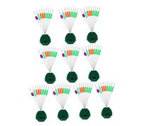 GALPADA 10pcs Silicone Fishing Line Stops Beads Practical Tangle Float Bobber Stoppers for Stream River Lake Reservoir Fishing Accessories