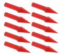 GALPADA 10pcs Silicone Tips for Beginners and Experienced Archers, Sturdy and Steady Flight Replacement Arrowheads for Safe Shooting Practice and Outdoor Game, Red Soft Tip Arrows