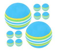 GALPADA 10pcs Soft EVA Colorful Golf Balls for Indoor Practice Pet for Cats and Kittens Lightweight Balls for Interactive Play and Skill Training