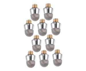 GALPADA 10PCS Stylus Pen Tips Replacement with Conductive Mesh Fiber for Precise Touch Screen Control Easy to Install Outer Thread Compatible with Capacitive Stylus Pens Tablets