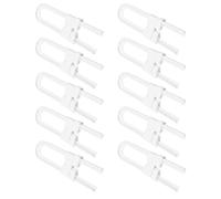 GALPADA 10pcs U Shaped Safety Locks for Cabinet Door Knob Boys and Girls Safety Locks Cabinet Handle for Boy Girl
