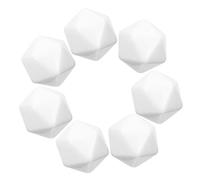 GALPADA 10Pcs Unfinished Acrylic Dice Blocks Blank Square Cubes for DIY Crafts Design for Games Math Exercises and Creative Projects