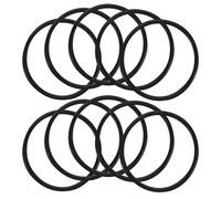 GALPADA 10pcs Universal Microphone Shock Mount Rubber Shock Mount Clips with Elastic Bands for Stability and Minimizing Vibrations in Desktop Setups and Live Streaming