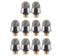 GALPADA 10pcs Universal Stylus Pen Replacement Tips with Conductive Fiber Mesh and Metal Material for Accurate Touch on Touch Screens, Compatible with Capacitive Pens and Drawing Devices