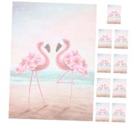 GALPADA 10pcs Vintage Writing Paper Pack Thick Smooth Letter Paper for Calligraphy Poetry Notes Retro Style Stationery for Thank You Love Letters and Craft Painting