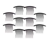 GALPADA 10pcs Wavy Tooth Hair Comb Women Accessories French Teeth Hair Combs for Curls