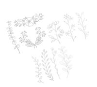 GALPADA 10pcs White DIY Scrapbook Background Paper with Hollow Out Lace Design, Paper Material, 10 Different Styles for Photo Album Decor and Planner Stick-in Use