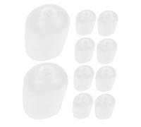 GALPADA 10Pcs White Plastic Squeaker Inserts for Repairing Squeaky Dog and Noise Maker Air Sacs for DIY Accessories and Creative Building