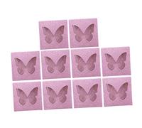 GALPADA 10sets Fake Eyelashes Case Colorful Square Eyelash Organizer Lash Packaging Box Lash Tray