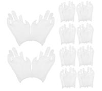 GALPADA 12 Pairs White Cotton Gloves for Dry Hands Breathable Moisturizing Overnight Working Gloves for Adults Men and Women Versatile Skin Friendly Cotton for Gardening Crafting and