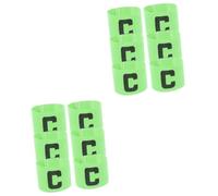 GALPADA 12 Pcs Bright Color Football Captain Armbands Practical Soccer Team Captain Bands for Outdoor Sports Rugby Basketball Ice Hockey