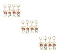 GALPADA 12 Pcs Year of The Rabbit Keychain The Key Fob Key Ring Bunny Lovely Bunny Pendants Tote Bag Key Chain Cute Key Holder for Wall Bunny Hanging Key Ornaments Bag Charm