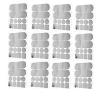 GALPADA 12 Sheets Aluminum Repair Patches for Kitchenware Strong Adhesive Oilproof Stain Resistant Soup Pot Pan Seal Stickers Multi Surface Patch Stickers for Metal Tile