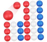 GALPADA 120 Pcs Colored Table Tennis Balls for Party and School Activities Vibrant Plastic Entertainment Balls for Group Fun and Training