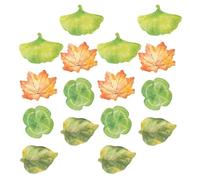 GALPADA 120 Sheets Leaf Shaped Adhesive Notepad with Assorted Colours, High Adhesion Thick Paper Memo Pads for School and Office Use, Cute Lightweight Decorative Note Pads