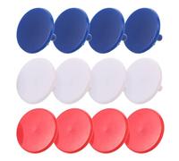 GALPADA 120pcs Plastic Golf Ball Markers, round Flat Ball Position Markers for Golfers, Wind Resistant Compact Accessories for Golf Event Giveaways and Sporting Events