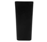 GALPADA 12l Narrow Trash Can with Pressing Lid, Black Abs Plastic Garbage Bin for Kitchen and Bathroom, Modern Simple Design with Large Opening and Reusable Feature