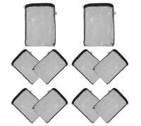 GALPADA 12Pcs Aquarium Filter Media Bags Fine Mesh 8.3"X5.5" Zippered Mesh Filter Bags for Fish Tank Filtration for Ceramic Rings Resin Purigen Filtration