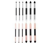 GALPADA 12pcs Artist Drawing Blender Pen with Double Headed Sponge Tips for Easy Detail Correction and Highlight Adjustment, Reusable Plastic and Felt Rubbing Stick Set for School