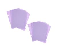 GALPADA 12Pcs Binder Dividers with Tabs PP Notebook Index Dividers for Office Journals and Diaries Convenient Page Organizer for Quick Reference and Document Classification