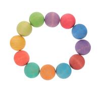 GALPADA 12pcs Colorful Wooden Balls Educational for Smooth Surface Creative Development Plaything for Sorting Counting Sensory Learning and Imaginative Play