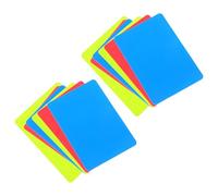 GALPADA 12pcs Football Referee Cards Set - Red Yellow Blue PVC Soccer Penalty and Warning Cards for Sports Game, Competition, and Training Official Use