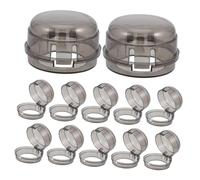 GALPADA 12pcs Gas Stove Knob Covers Childproof Oven Burner Safety Protectors -Resistant Plastic for Kitchen Baby Proofing and Gas Cooker Button Guard