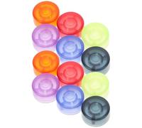 GALPADA 12pcs Guitar Effects Footswitch Toppers Plastic Caps for Effect Pedal with Better Stepping Feeling and Extended Service Life Suitable for Guitar Pedals