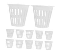 GALPADA 12pcs Hydroponic Net Pots Basket for Growing Mesh Plant Containers with Pipeline Box Design for Efficient and Easy Gardening Maintenance