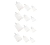 GALPADA 12PCS Leakproof Empty Lotion Bags Suction Spout, Portable Travel Liquid Storage Pouch Set, 30ml, 50ml, 100ml Cream and Shampoo Sample Containers for Toiletries