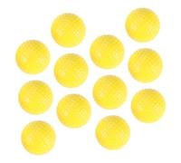 GALPADA 12pcs Lightweight Yellow Foam Golf Practice Balls for Indoor Outdoor Swing Training Suitable for All Ages and Skill Levels