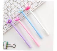 GALPADA 12pcs Narwhal Cartoon Gel Pens for Students and Office Ergonomic Comfortable Grip Smooth Black Ink Writing Pens in Purple Pink Blue White Adorable Stationery for School and Exams