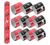 GALPADA 12pcs Ninja Slap Bracelets Favors for Comfortable Wristbands with Ninja Pattern Design for Birthday and Themed Celebrations