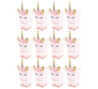 GALPADA 12pcs Popcorn Boxes Popcorn Holders Fantasy Creature Printed Paper Funny Cute Storage for Party Supplies