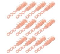 GALPADA 12Pcs Professional Salon Hair Combs Set - Anti-Static Heat Resistant Styling Brushes in Light Pink - Barber Shop Comb for Hairdresser Grooming and Haircut Tools