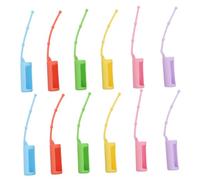 GALPADA 12pcs Silicone Bottle Cover Case Hanging Rope Essential Oil Bottle Silicone Cover for Protecting Your Oil in Travel Home Use