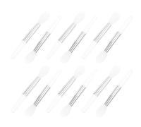 GALPADA 12pcs Silicone Lip Mask Brush Set for Precise Lipstick Application, Soft Silicone Material Lip Makeup Brush Kit for Travel and Work Use