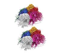 GALPADA 12pcs Tinsel Wigs for Cosplay High Realism Shiny Costume Wigs Fancy Dress Adult for Cheerleader Party Party Costume Accessories for Women