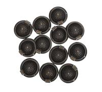 GALPADA 12PCS Vintage Zinc Alloy Drop Ring Handles European Style Mini Cabinet Pull Knobs for Cupboards Wardrobes with Durable Antique Bronze Finish Classical Home Decor Accessory
