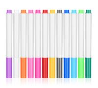 GALPADA 12pcs Washable Neon Chalk Markers for Led Boards And Acrylic Surfaces, Erasable Markers for Kids to Draw, Write, And Doodle on Whiteboards And Blackboards, Colorful Film for School