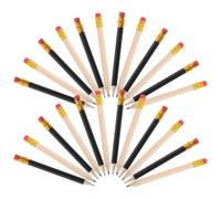 GALPADA 144pcs Wood Golf Pencils with Eraser, Half Size Pocket Writing Pencils, Uniform Colour, for Drawing and School Use