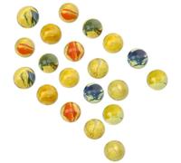 GALPADA 14mm Mixed Color Glass Marbles Set Approx 100 Pieces Vintage Retro Marbles Game Accessories and Fish Tank Decorative Glass Balls and Outdoor Play