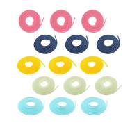 GALPADA 15 Pcs Charger Cable Protector Sleeve for Network Cables and Wires Tpu Material Cord Saver and Organisation Random Color