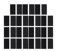 GALPADA 15 Sets of Black Nylon Self Adhesive Hook and Loop Tape Strips Removable Double Sided Fastening Tape Leaves No Traces for DIY Walls and Fabric