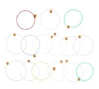 GALPADA 15pcs Brass Lyre Replacement Strings for Lyre Harp Musical Instrument Accessories Comfortable Hand Feel and Easy to Install, for Adults and Bands Playing Harp Music Random Color