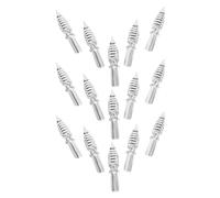 GALPADA 15pcs Calligraphy Pen Nib, Oblique Dip Pen Tip Replacement, Metal, Silver, for Comic Inking and Script Writing, Artist Nibs for Expert Artists